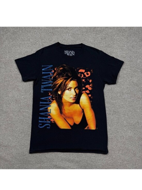 Bravado Tops - Shania Twain T Shirt Womens Size S Small Black Short Sleeve Crew Neck Bravado